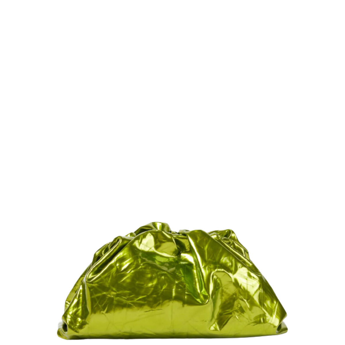 Bolsa Bottega Veneta The Pouch Teen Metallic Verde