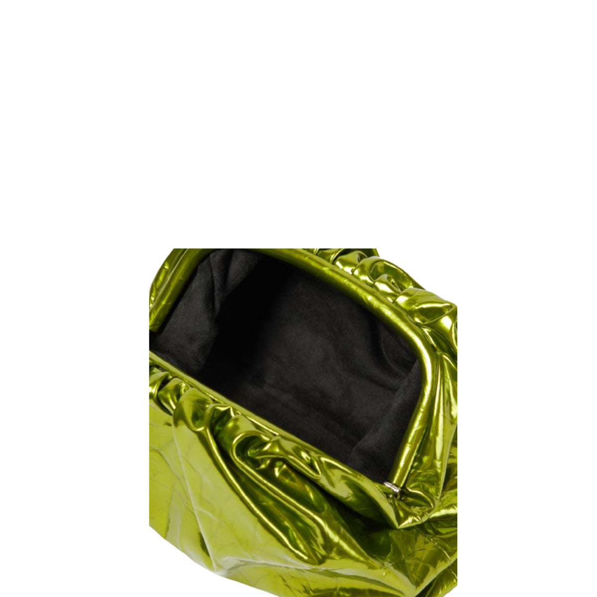 Bolsa Bottega Veneta The Pouch Teen Metallic Verde