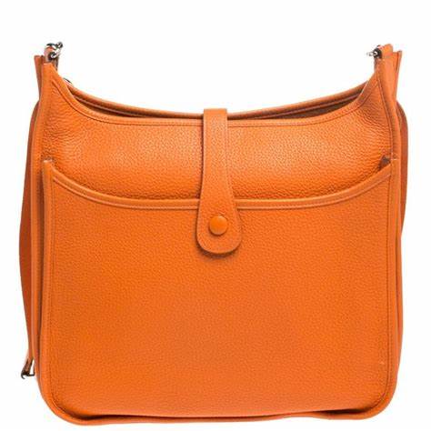 Bolsa Hermès Evelyne Laranja