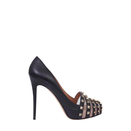 Scarpin Valentino Rockstuds Preto Tam. 36 Br