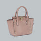 Bolsa Valentino Rockstud Grainy Small Nude