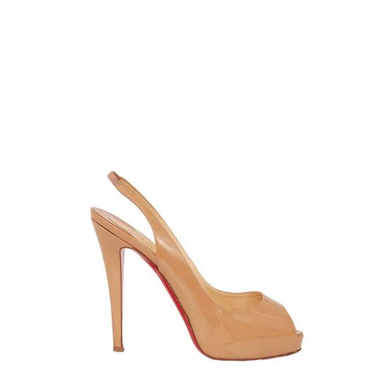 Peep Toe Louboutin Nude Tam. 38 Br