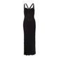 ⁠Vestido Dolce & Gabbana Renda Preto Tam. 42 Br