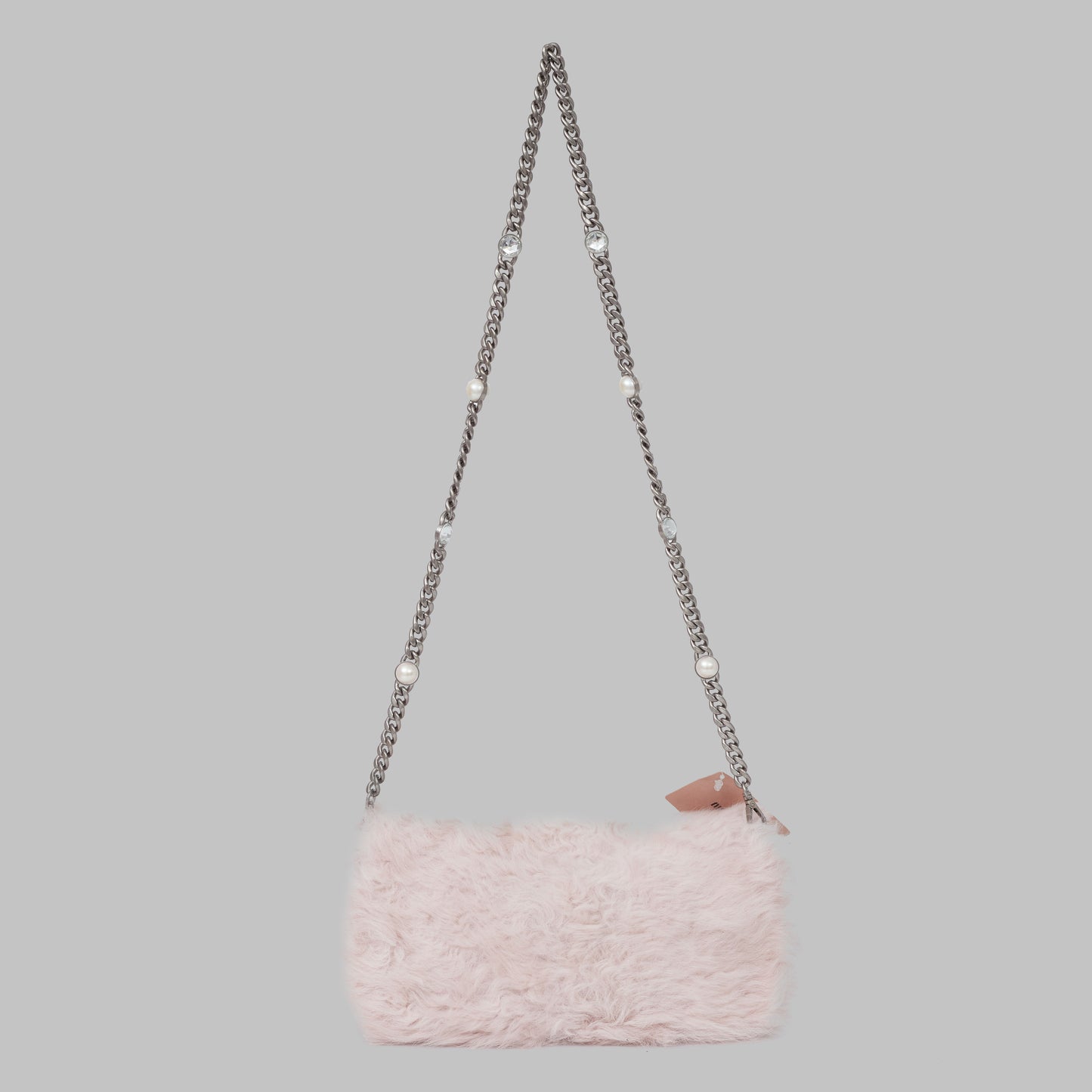 Bolsa Miu Miu Pelúcia Rosa