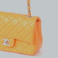 ⁠Bolsa Chanel Mini Flap Laranja