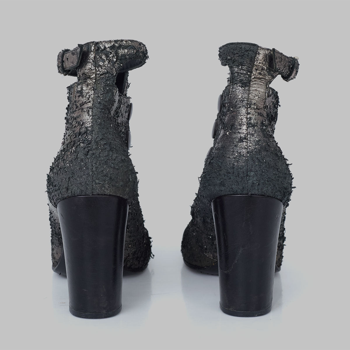 Ankle Boot Chanel Snakeskin Tam. 39,5 Br