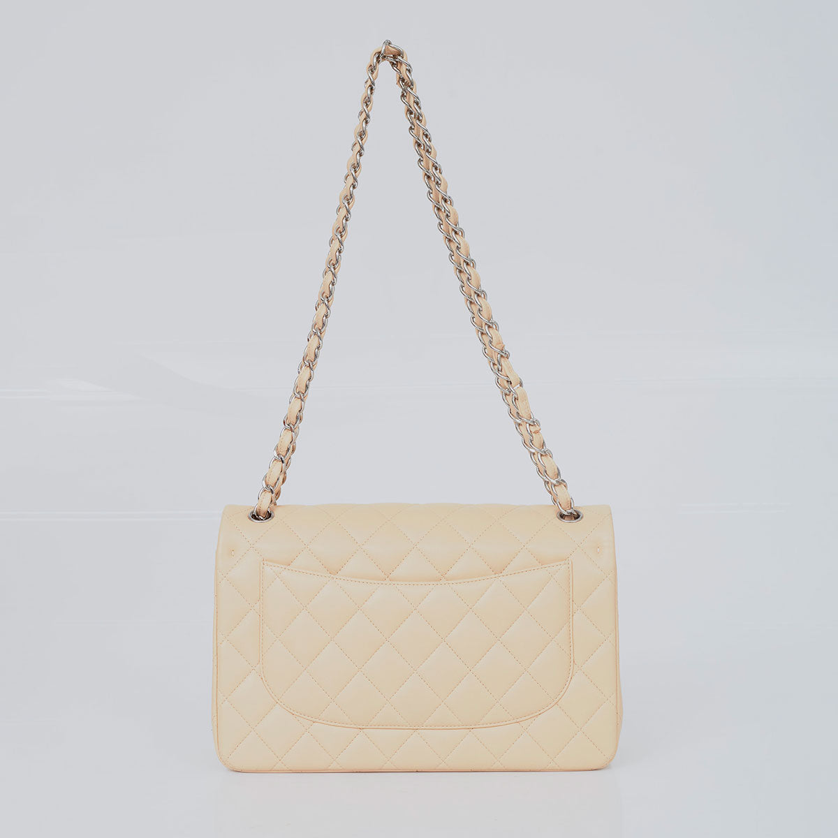 Bolsa Chanel Double Flap Bege