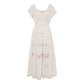 Vestido loves Shack Fancy Branco com flores TAM. P BR