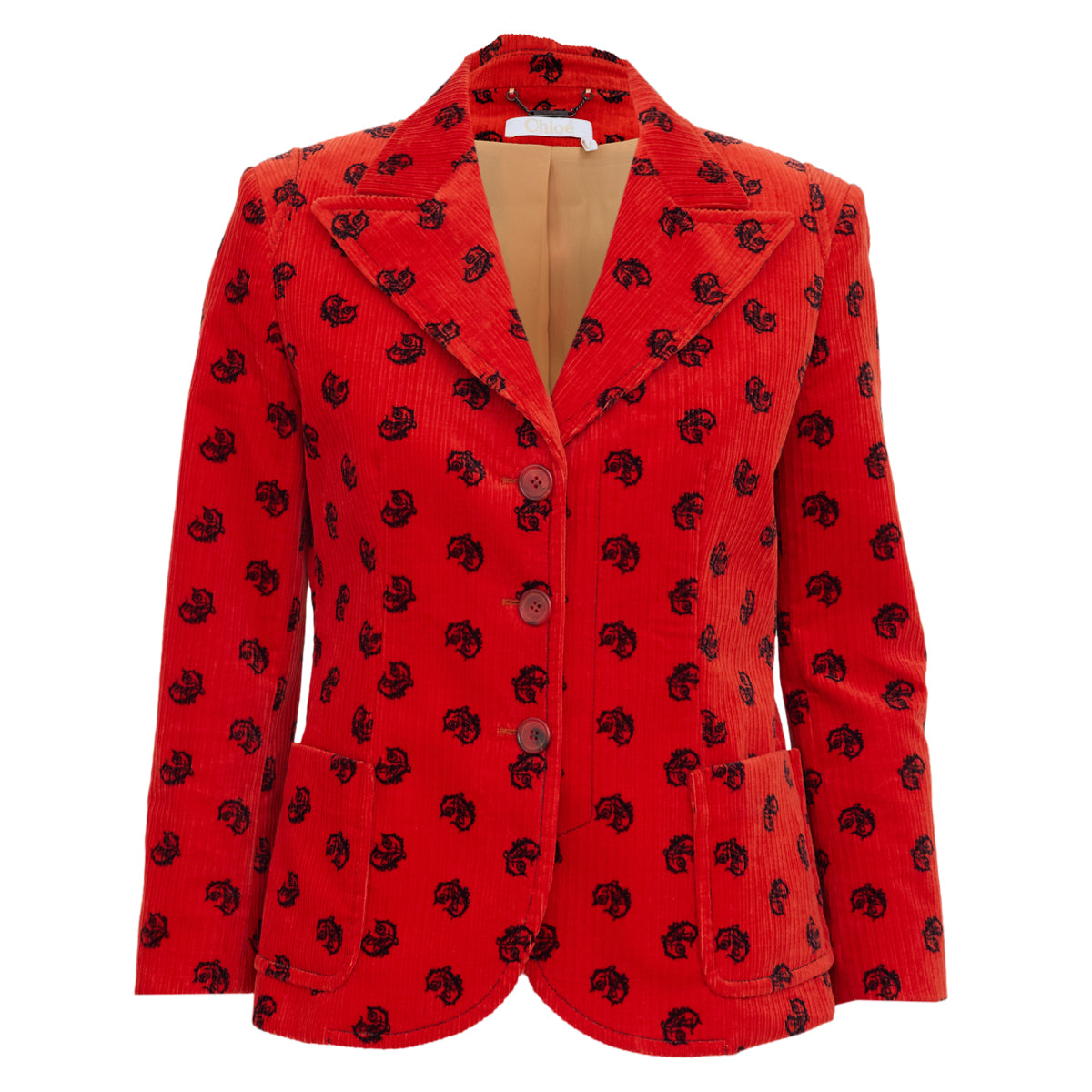 Blazer Chloe Laranja Tam. 36 Br