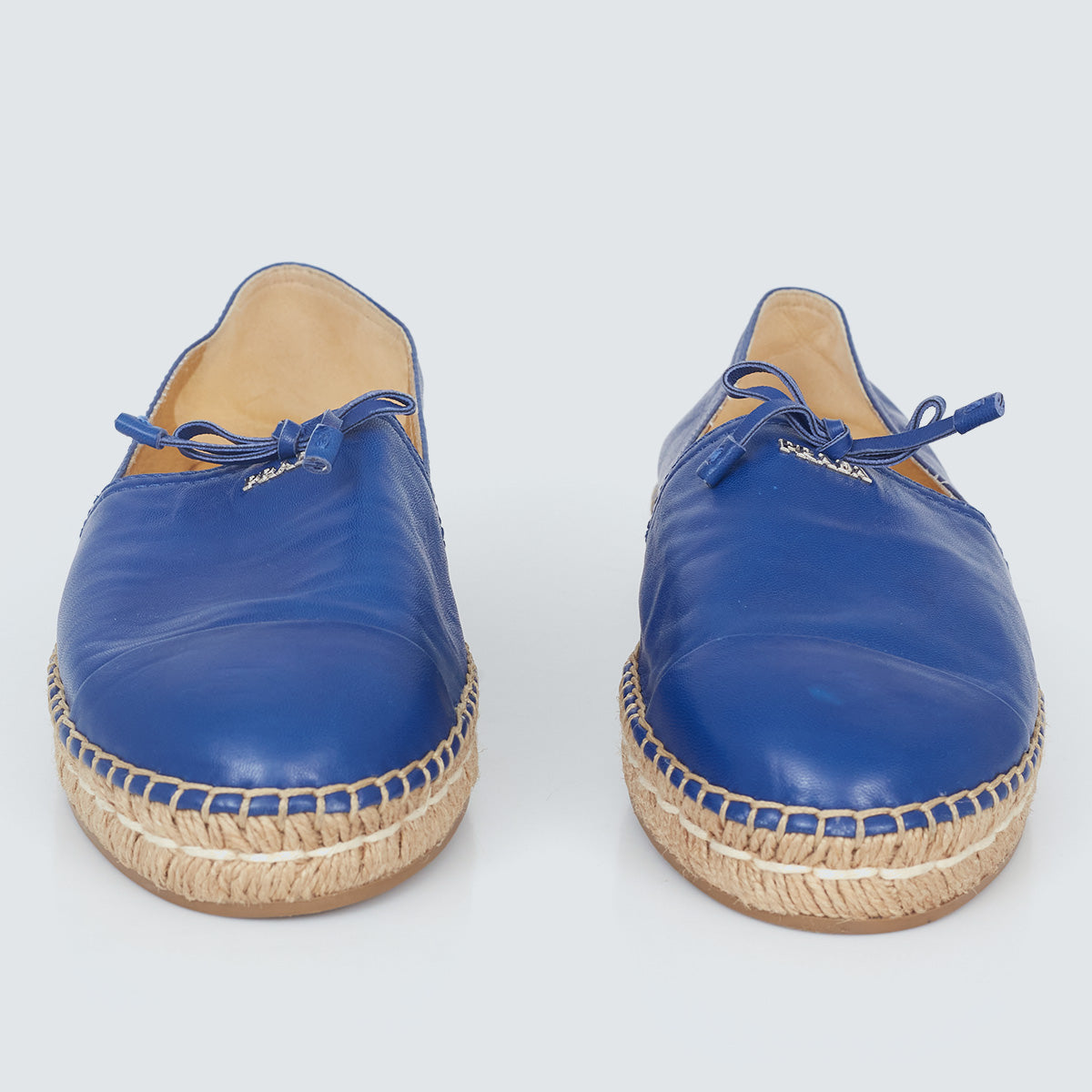 ⁠Espadrille Prada Azul Tam. 36 Br