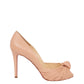 Sapato christian louboutin drapeado rosa TAM. 36,5 BR