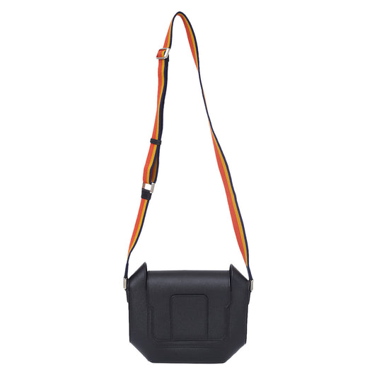 Hermés Epsom Octogone 23 Preto Alça colorida