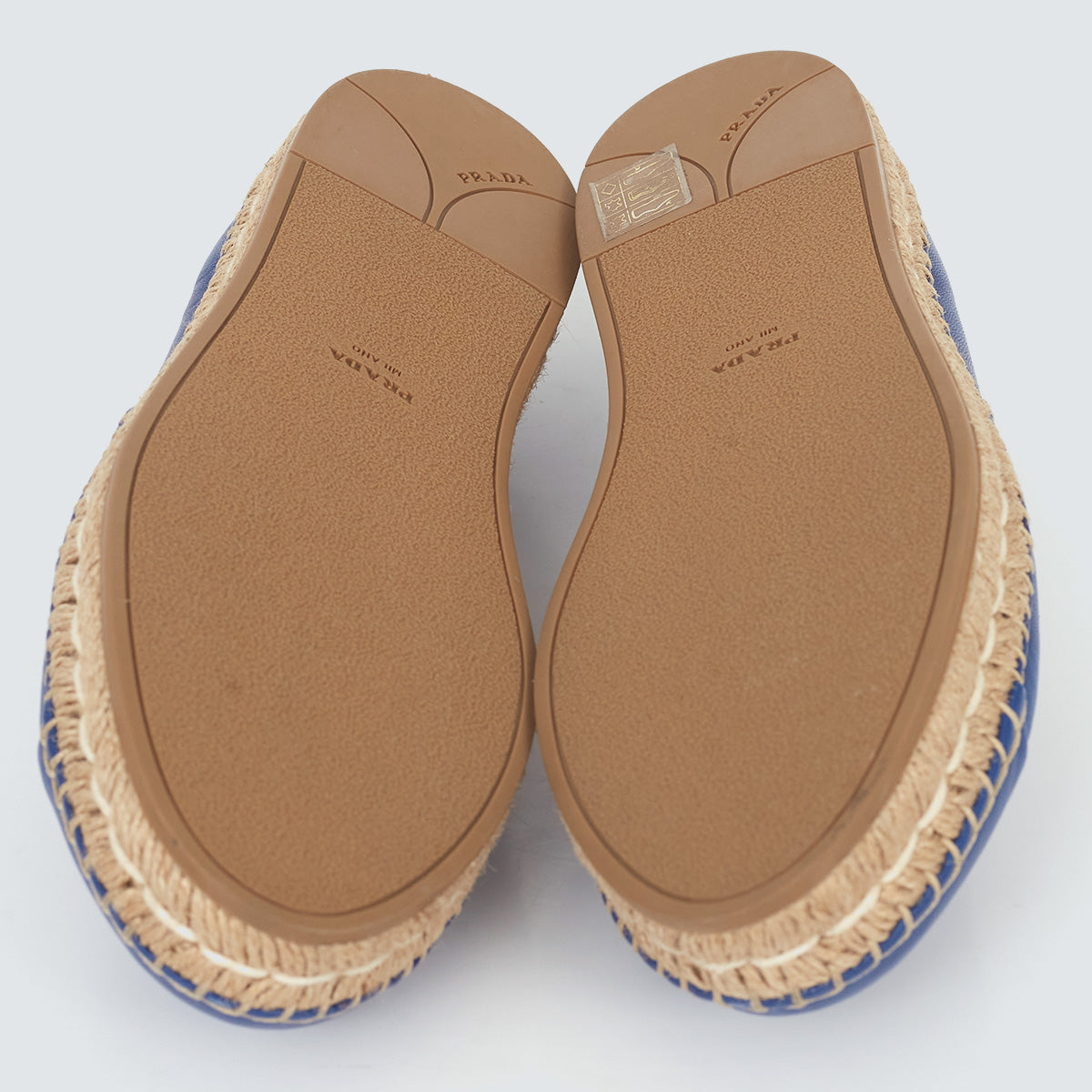 ⁠Espadrille Prada Azul Tam. 36 Br