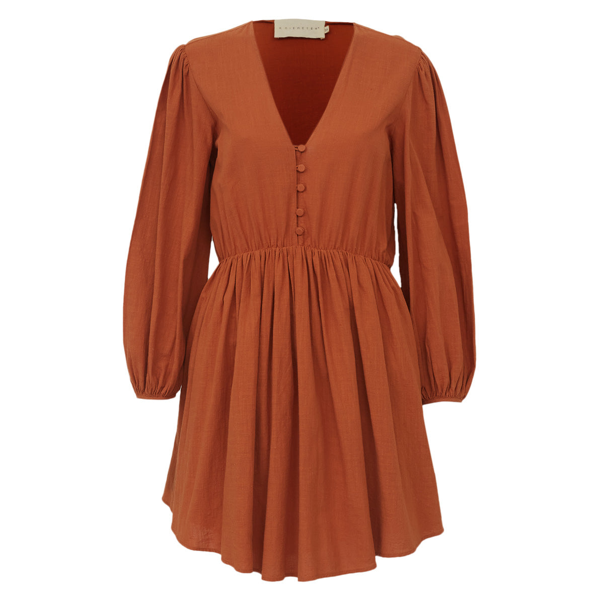 ⁠Vestido A. Niemeyer Terracota Tam. 34 Br