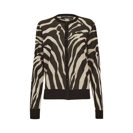 Cardigan Dolce & Gabbana Estapado de Zebra TAM. 42 BR