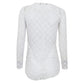 ⁠Blusa Isabel Marant Renda Branca Tam. 34 Br