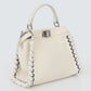 Bolsa Fendi Peekaboo Off White