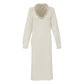 ⁠Vestido Bottega Veneta Trama Off White Tam. M Br