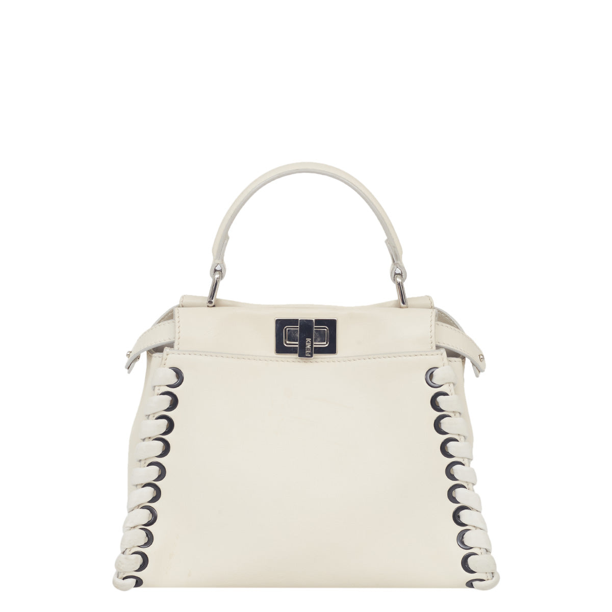 Bolsa Fendi Peekaboo Off White