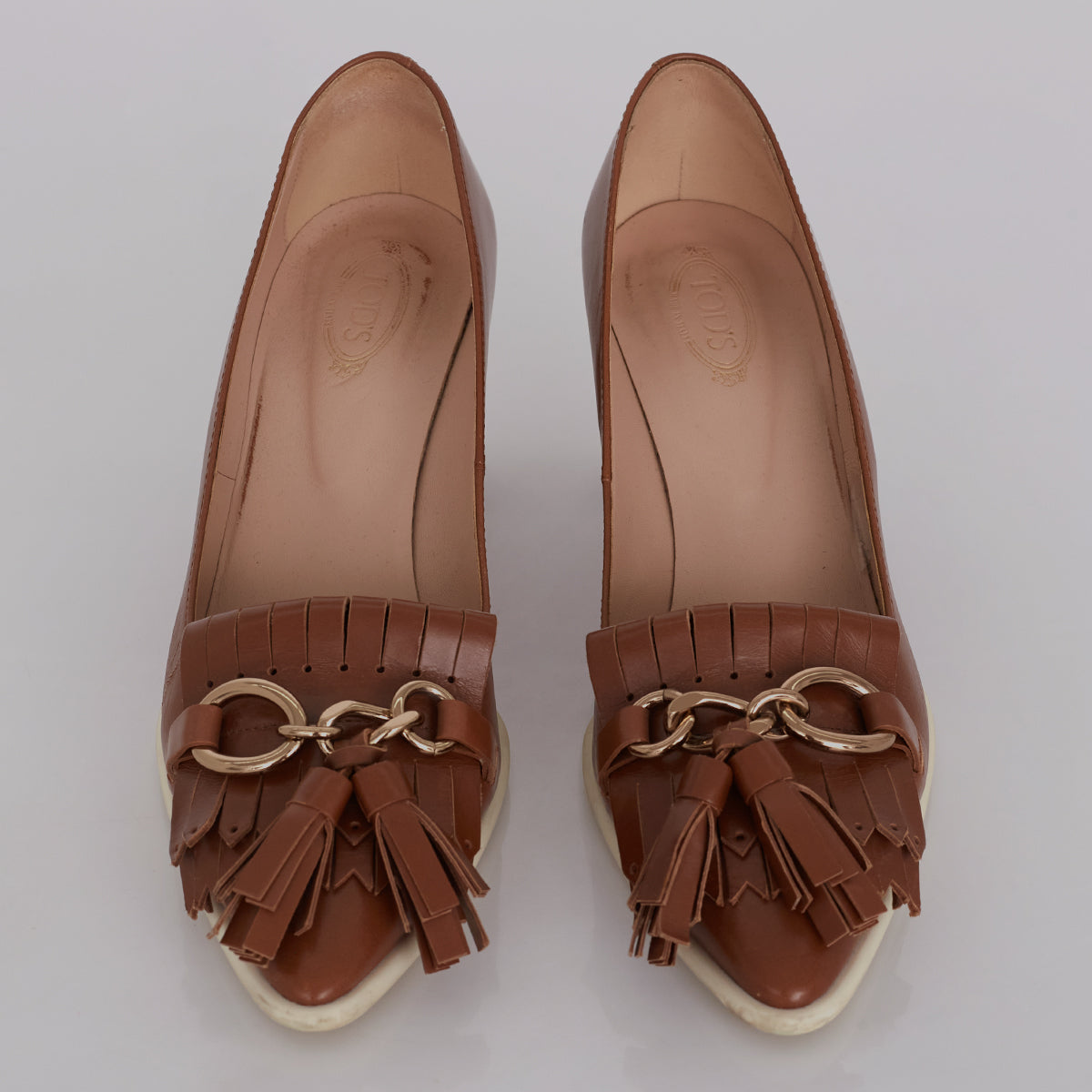 Sapato Tod’s Couro Caramelo Tam. 36 Br