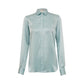 Camisa Dolce & Gabbana Seda Azul TAM. 38 BR