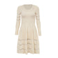 ⁠Vestido Alaia Creme Tam. M Br