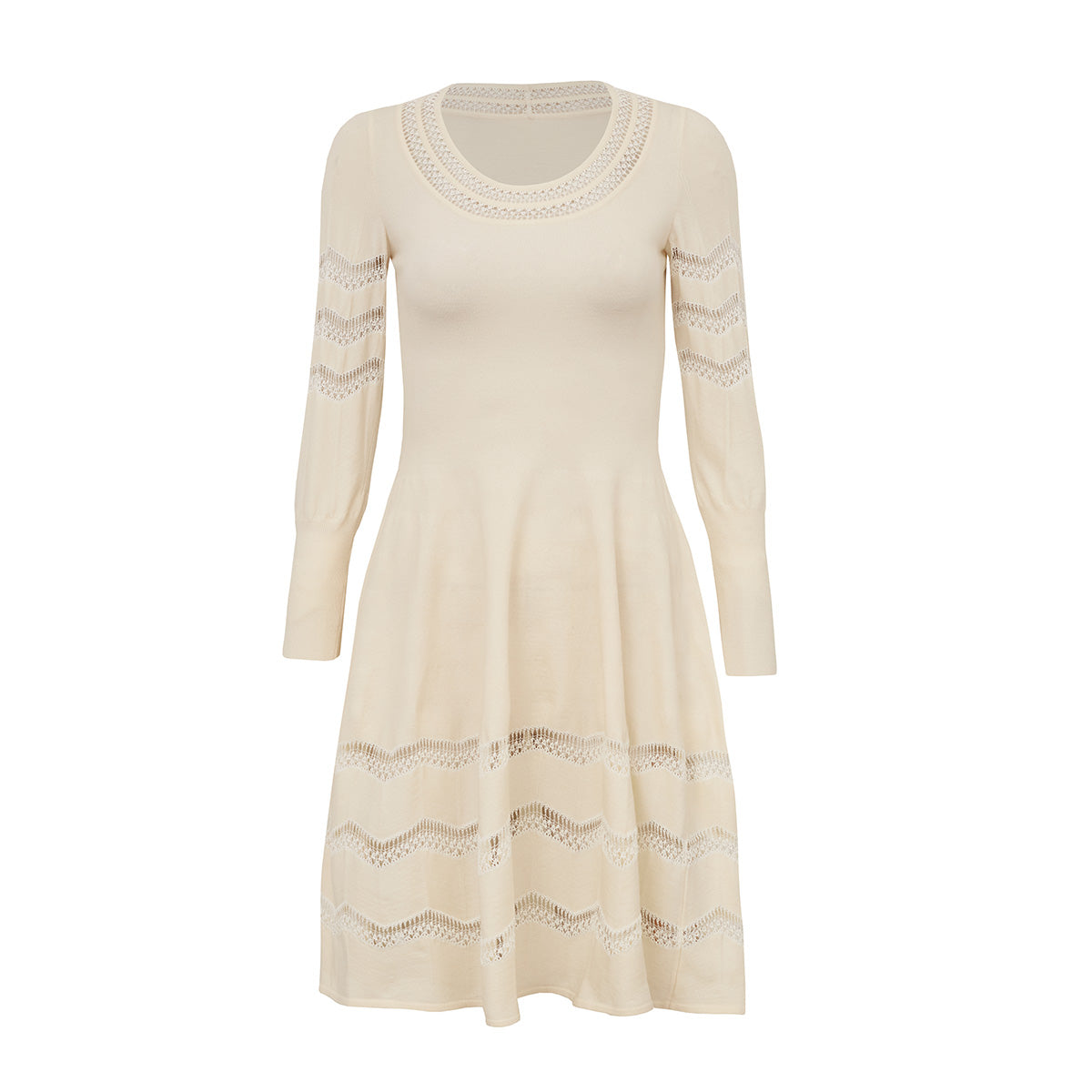 ⁠Vestido Alaia Creme Tam. M Br