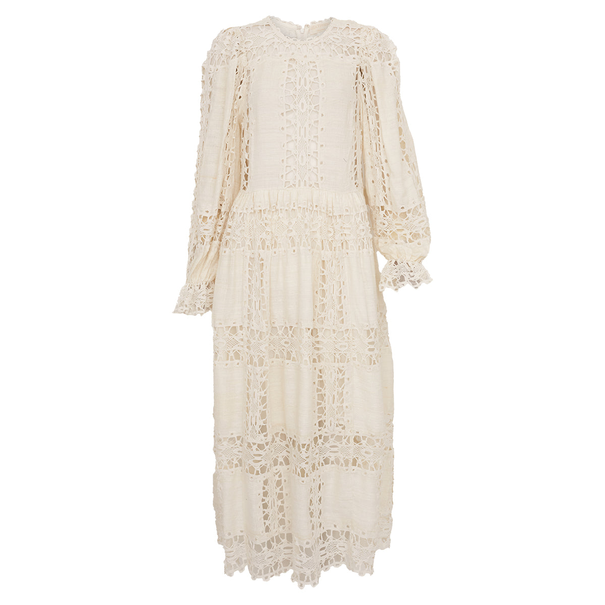 Vestido Ulla Johnson  Longo Off White Tam. G Br