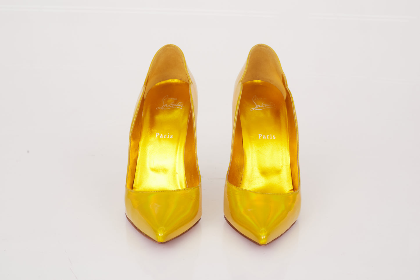 Scarpin Louboutin Amarelo Furtacor Tam. 40 Br