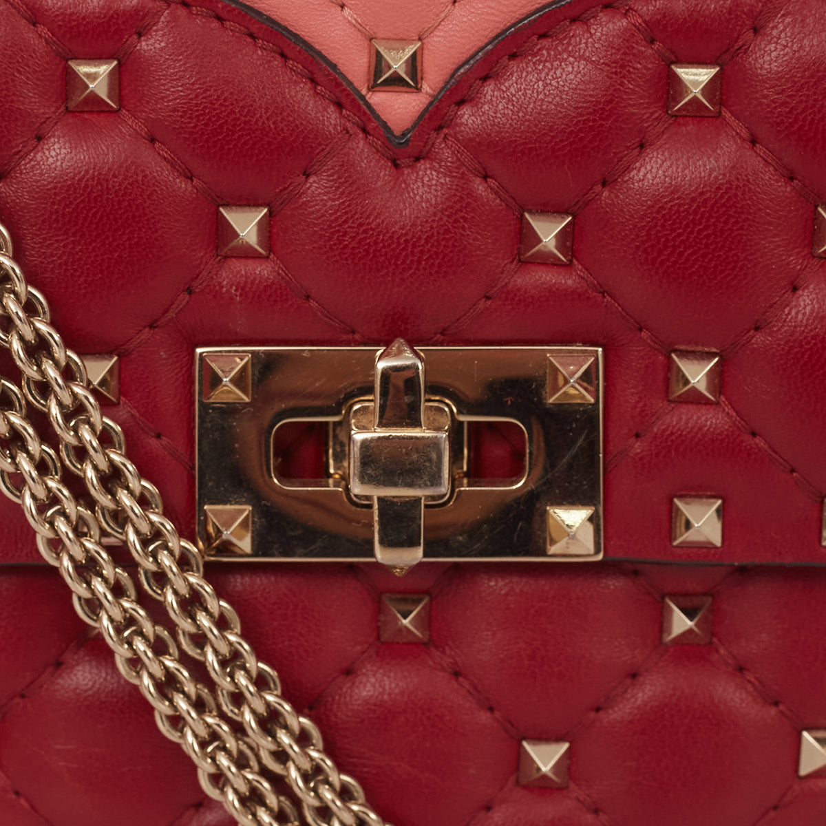 Bolsa Valentino Rockstud Rosa