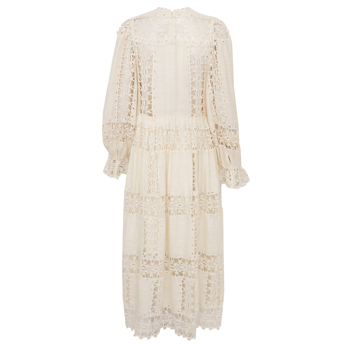 Vestido Ulla Johnson  Longo Off White Tam. G Br