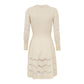 ⁠Vestido Alaia Creme Tam. M Br