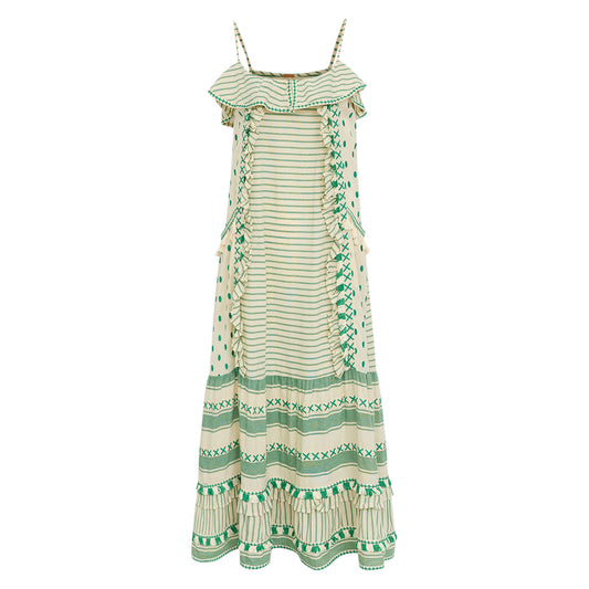 Vestido Dodo Baror Verde Tam. P Br