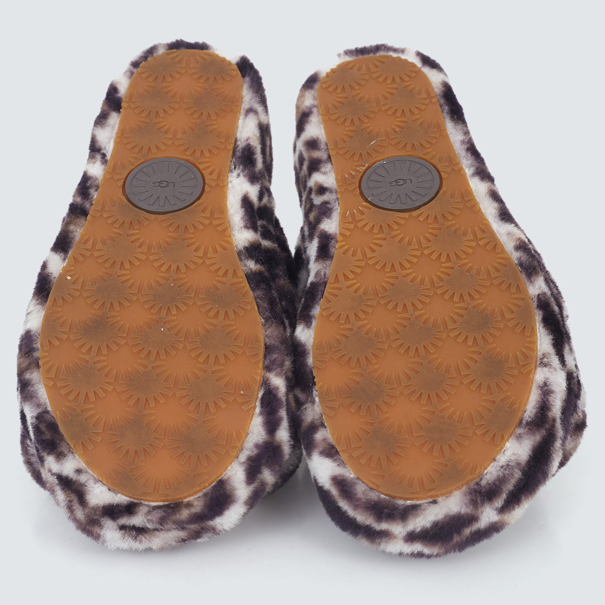 Sandália Ugg Fluff Yeah Animal Print Roxo Tam. 38 Br