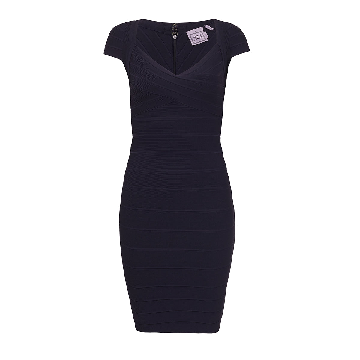 Vestido Justo Herve Leger azul TAM. P BR