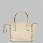 Bolsa Valentino Rockstud Grainy Small Off White