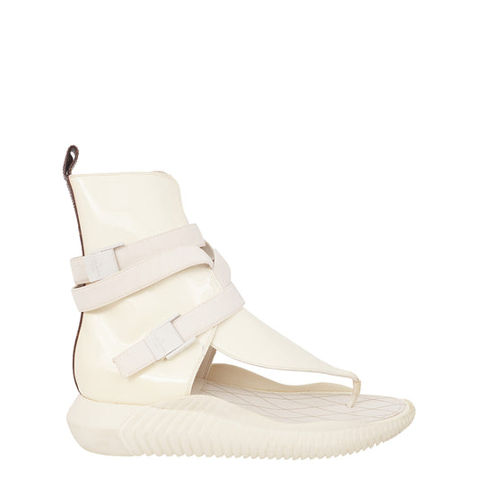 Sandália Louis Vuitton Patent Off-White TAM. 39 BR