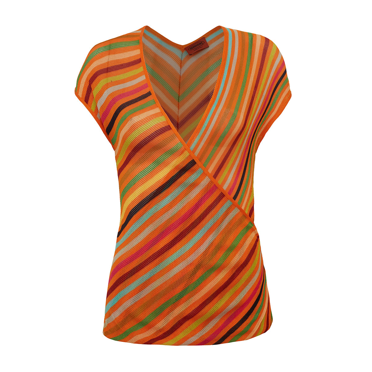 ⁠Blusa Missoni Listrada Colorida TAM. 36 BR