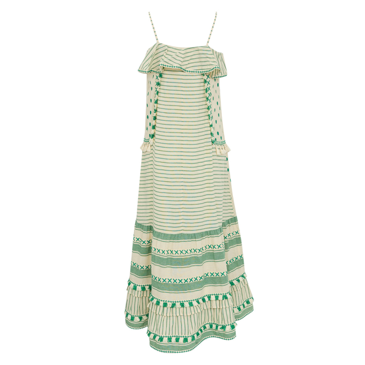 Vestido Dodo Baror Verde Tam. P Br