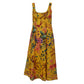 ⁠Vestido Zimmermann Amarelo Estampado Tam. 34 Br