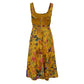 ⁠Vestido Zimmermann Amarelo Estampado Tam. 34 Br