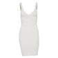 ⁠Vestido Herve Leger Branco Tam. PP Br