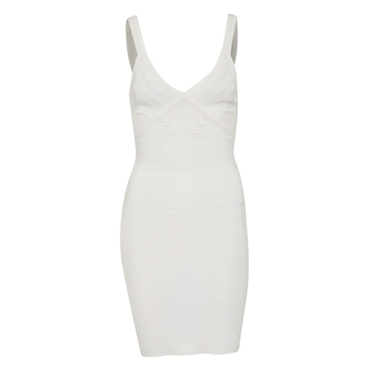 ⁠Vestido Herve Leger Branco Tam. PP Br