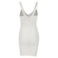 ⁠Vestido Herve Leger Branco Tam. PP Br