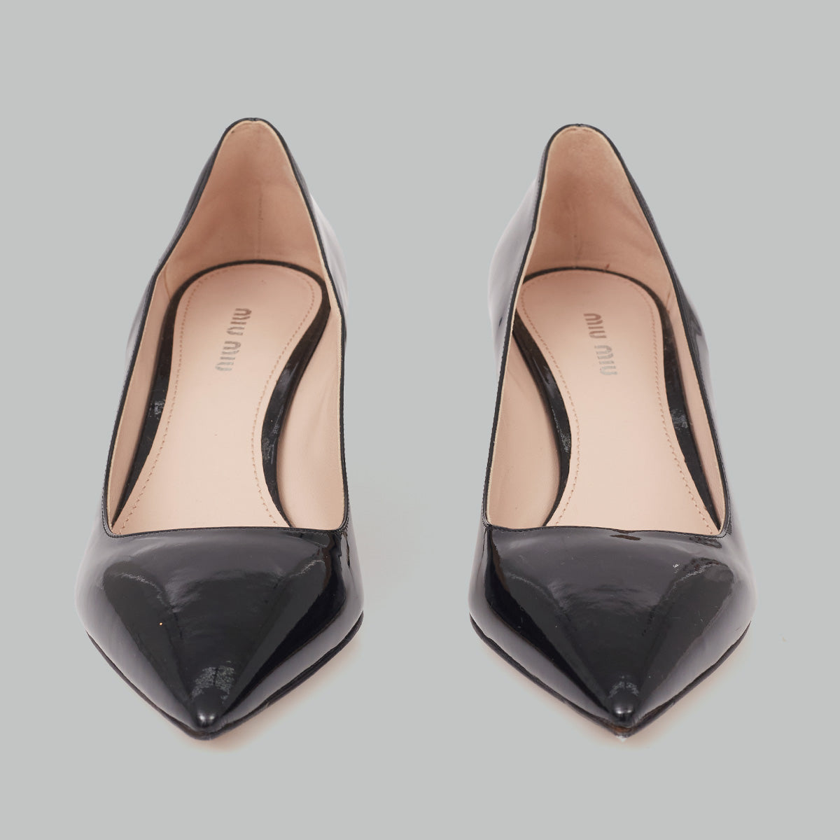 Scarpin Miu Miu Preto Tam. 38 Br