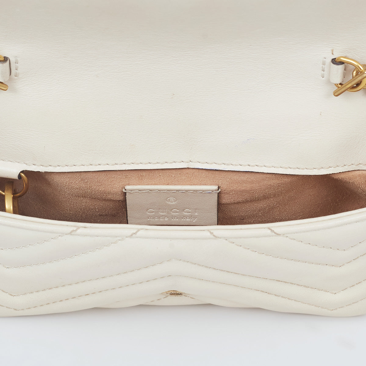 Bolsa Gucci Marmont Mini Off White