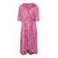 Vestido Balenciaga Estampado Rosa Tam. 40 Br