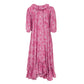 Vestido Balenciaga Estampado Rosa Tam. 40 Br