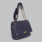 Bolsa Lanvin Couro Grande Azul