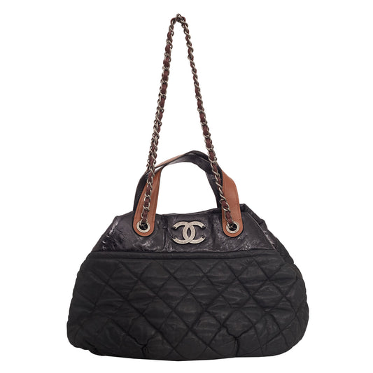 Bolsa Chanel Preta Tote Vintage